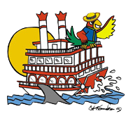 quad city parrot head club logo